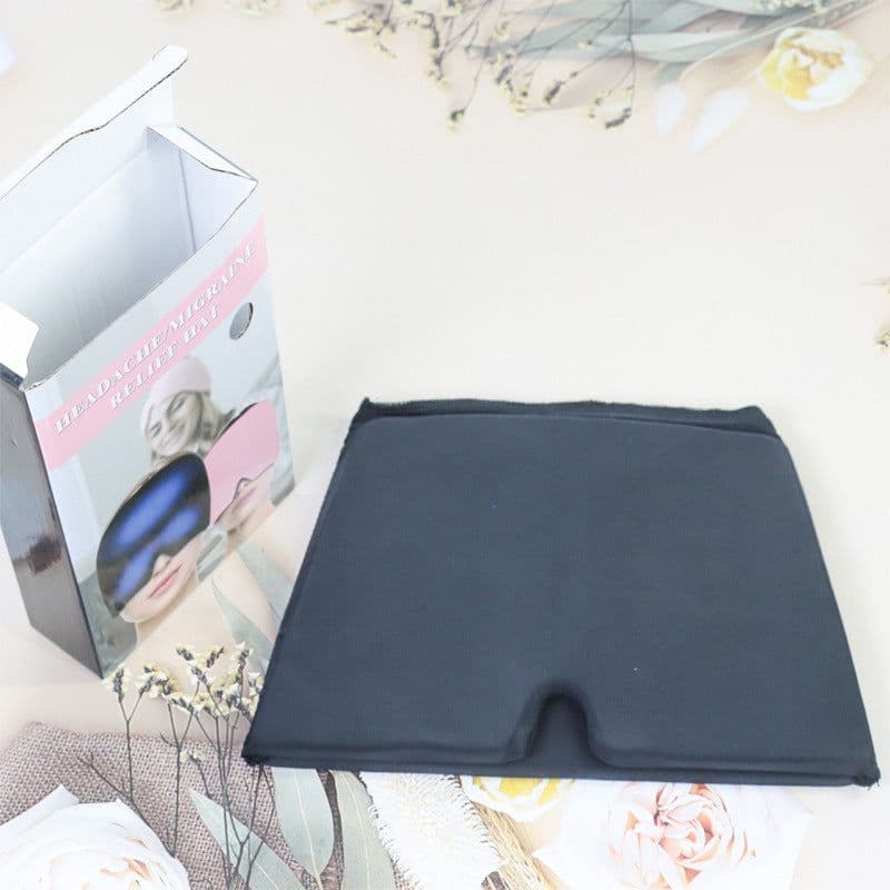 image-Gel Ice Head Cold Compress Cap for Migraine Relief