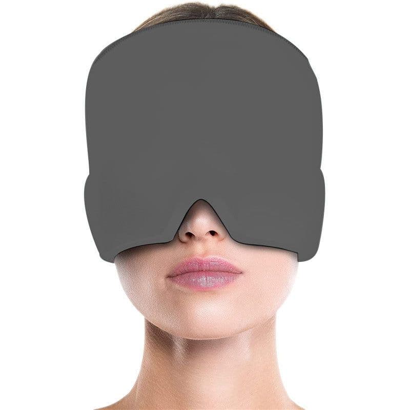 image-Gel Ice Head Cold Compress Cap for Migraine Relief