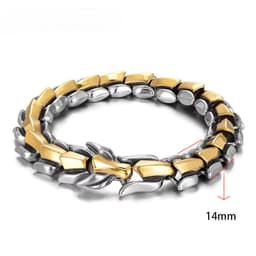 image-Longrui Dragon Faucet Bracelet Alloy Punk Hip-Hop Hand Jewelry