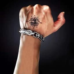 image-Longrui Dragon Faucet Bracelet Alloy Punk Hip-Hop Hand Jewelry
