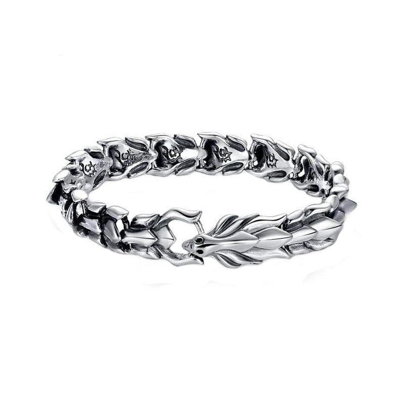 image-Longrui Dragon Faucet Bracelet Alloy Punk Hip-Hop Hand Jewelry