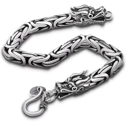image-Longrui Dragon Faucet Bracelet Alloy Punk Hip-Hop Hand Jewelry