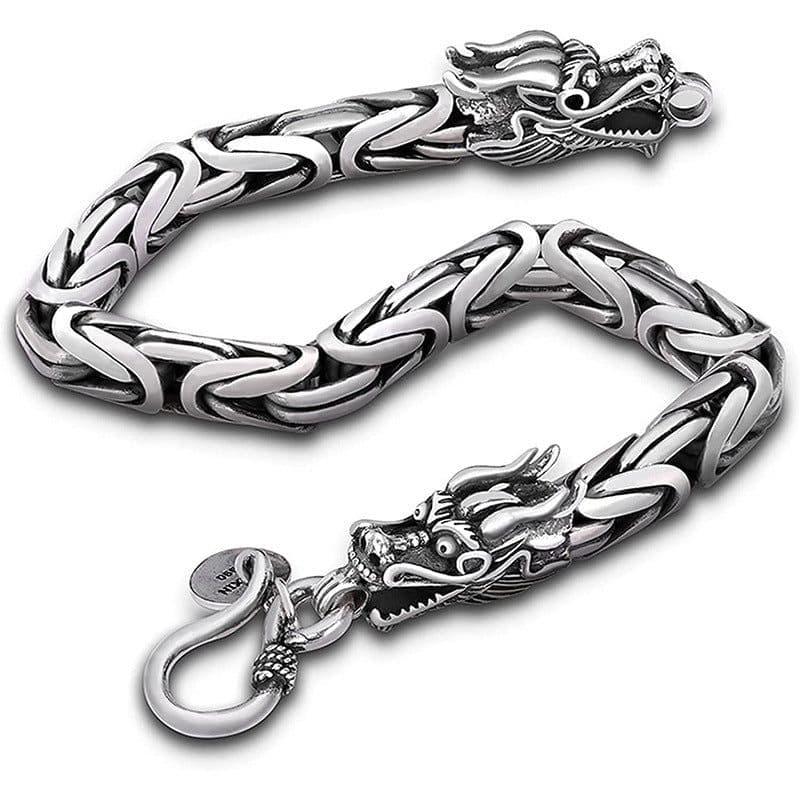 image-Longrui Dragon Faucet Bracelet Alloy Punk Hip-Hop Hand Jewelry