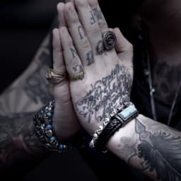 image-Men's Skull Chain Bracelet Titanium Steel Punk Jewelry