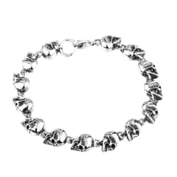image-Men's Skull Chain Bracelet Titanium Steel Punk Jewelry
