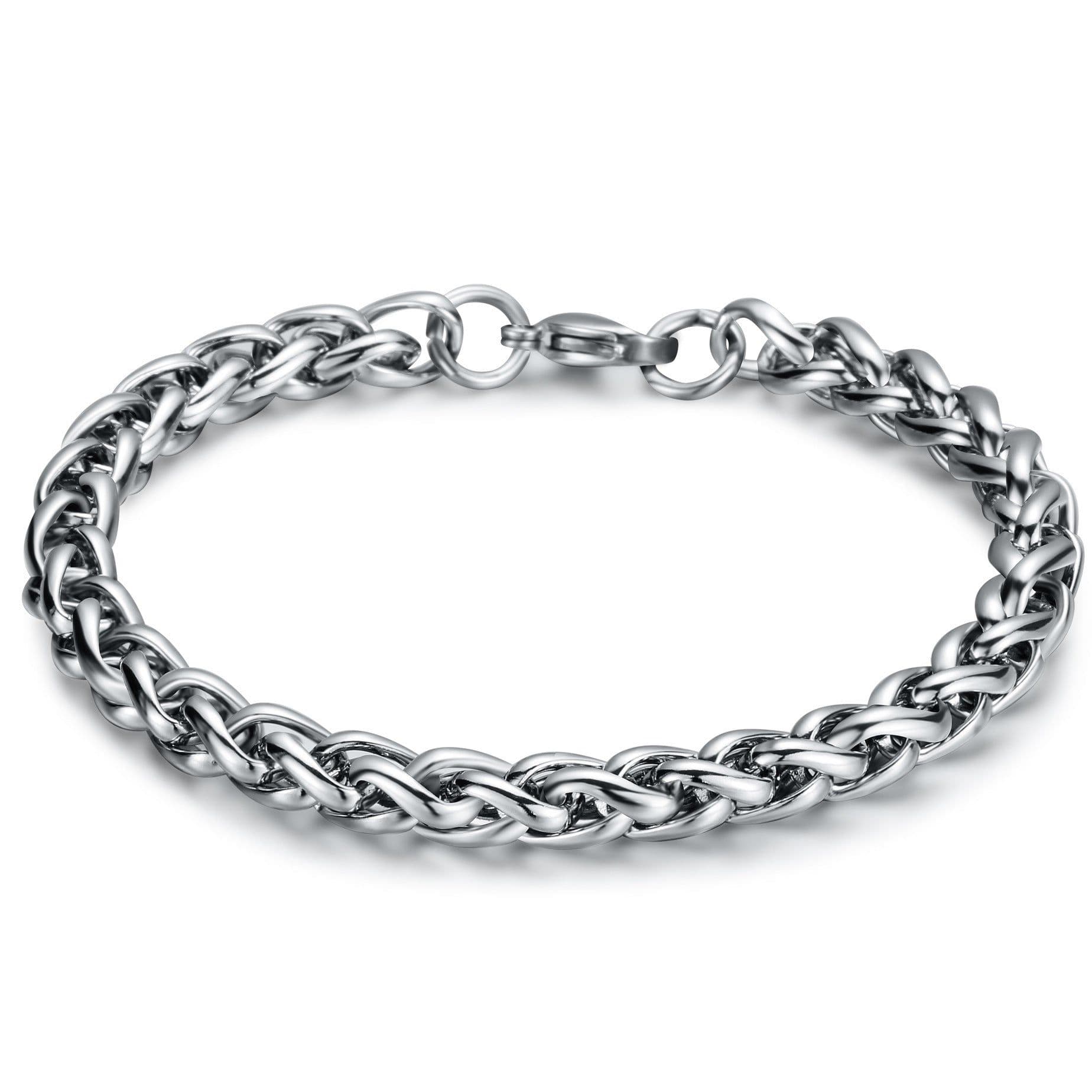 image-Men's Dragon Keel Bracelet Titanium Steel Alloy Hip Hop Jewelry