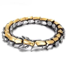 image-Men's Dragon Keel Bracelet Titanium Steel Alloy Hip Hop Jewelry