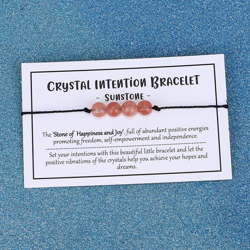 image-Black Onyx Beaded Bracelet Handmade Stone Yoga Bracelet