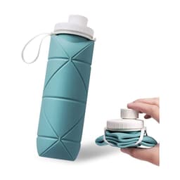 image-Portable Silicone Folding Water Cup 501-600ml Sports Collapsible