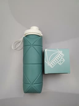 image-Portable Silicone Folding Water Cup 501-600ml Sports Collapsible