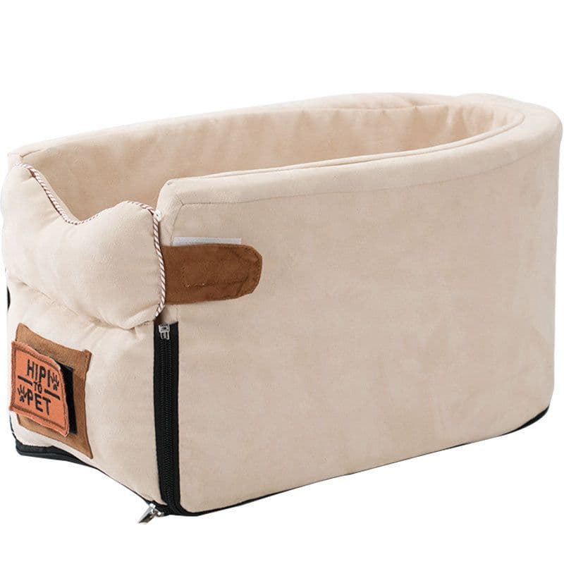 image-Dog Cat Car Center Console Pet Bed Basket 42x20x22cm