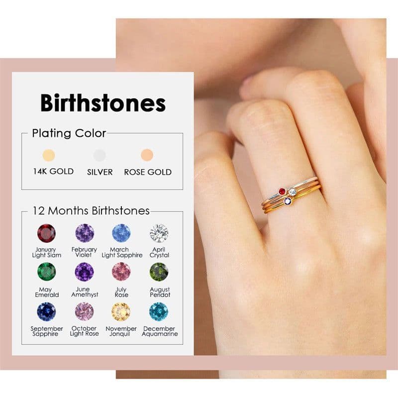 image-eManco Stainless Steel Rhinestone Ring Women's Geometric