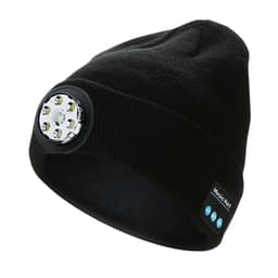 image-Bluetooth Beanie Hat with LED Light and Wireless Music