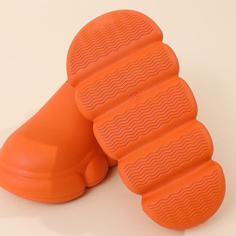 image-Cotton Home Slippers Indoor Warm Plush EVA Sole Men Women