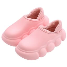 image-Cotton Home Slippers Indoor Warm Plush EVA Sole Men Women