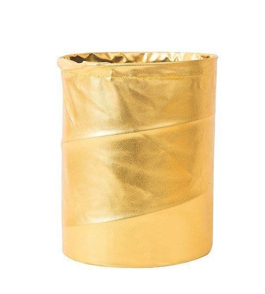 image-Kiss the Rain Car Trash Can Leather Waterproof Foldable Storage Bag