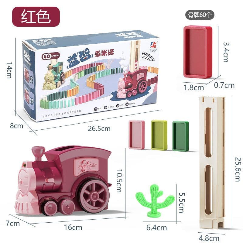 image-Nursery Electric Domino Train Building Blocks Toy Set