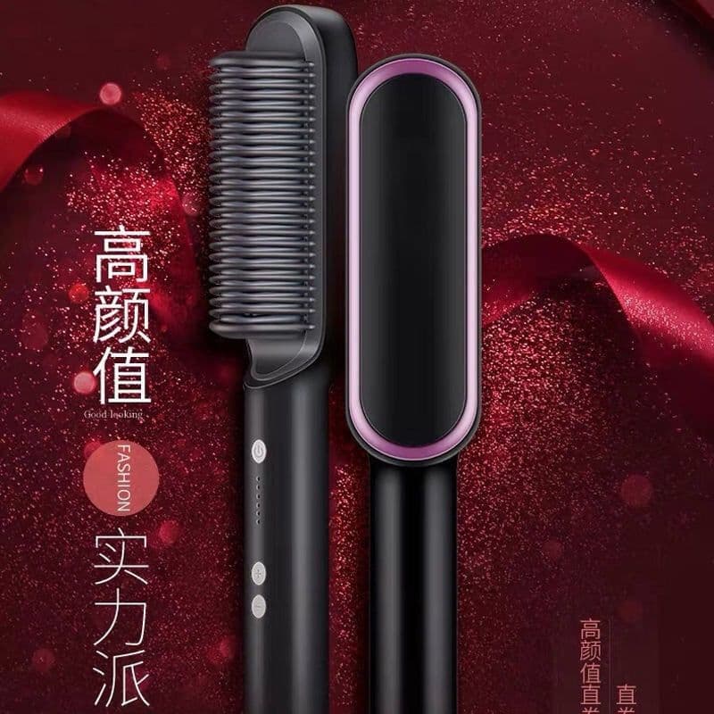image-Ionic Hair Straightening & Curling Comb Electric Styling Tool
