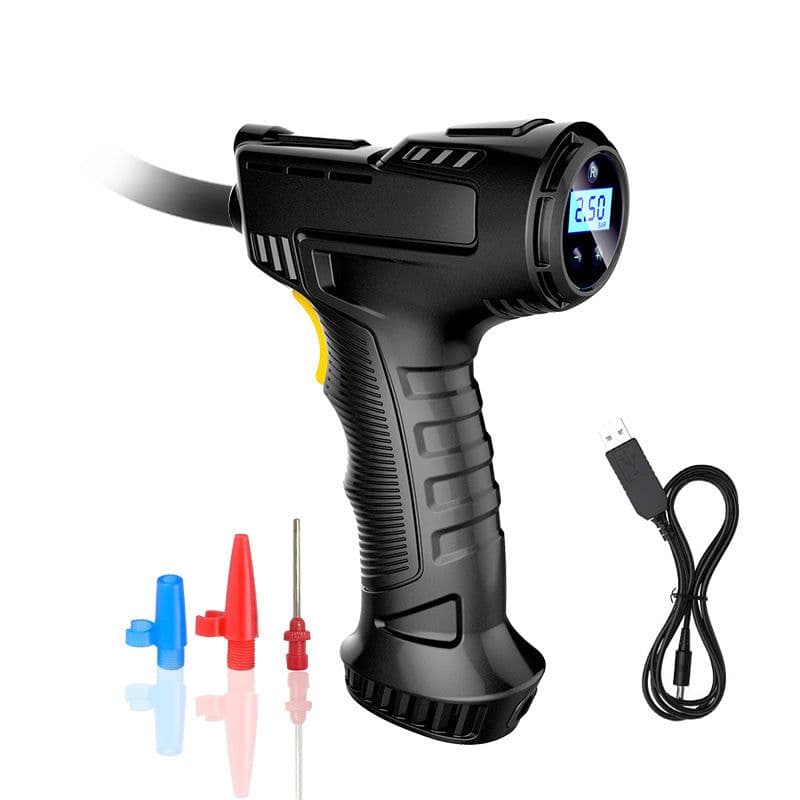 image-Wireless Car Air Pump with Onboard Charging 12V 120W