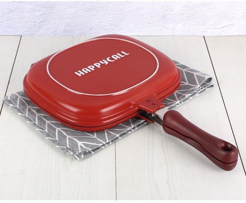 image-Happycall Double-Sided Nonstick Grill Pan 28cm
