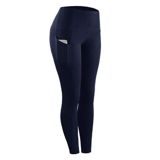 image-High Waist Yoga Leggings with Side Pockets