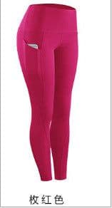 image-High Waist Yoga Leggings with Side Pockets