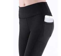 image-High Waist Yoga Leggings with Side Pockets