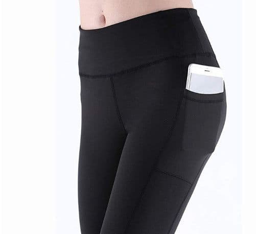 image-High Waist Yoga Leggings with Side Pockets