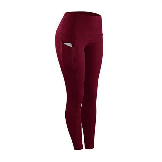 image-High Waist Yoga Leggings with Side Pockets