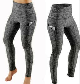 image-High Waist Yoga Leggings with Side Pockets
