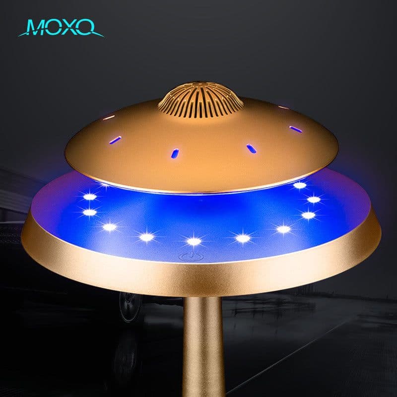 image-Anxing UFO Magnetic Levitation Bluetooth Speaker with LED Lights