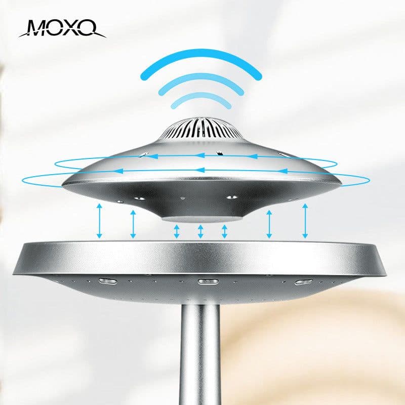 image-Anxing UFO Magnetic Levitation Bluetooth Speaker with LED Lights