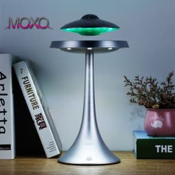 image-Anxing UFO Magnetic Levitation Bluetooth Speaker with LED Lights