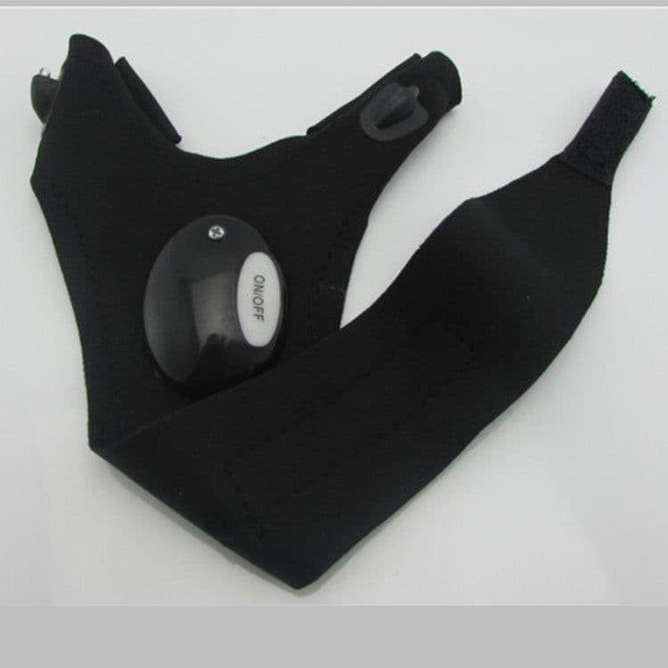 image-LED Fishing Gloves with Light - Half-Finger Rechargeable Glow