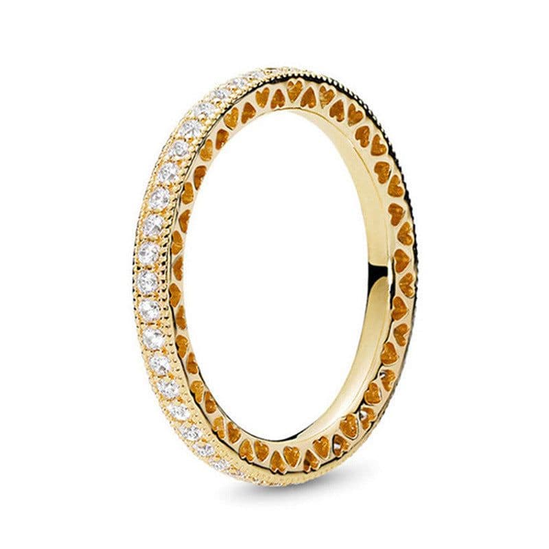 image-Women's Rose Gold Crown Ring R003