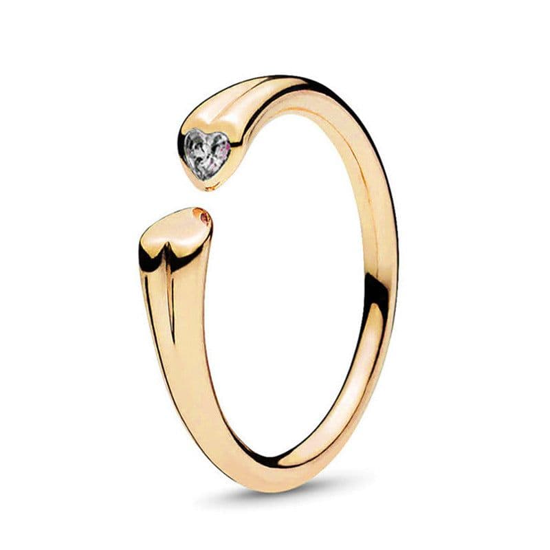 image-Women's Rose Gold Crown Ring R003
