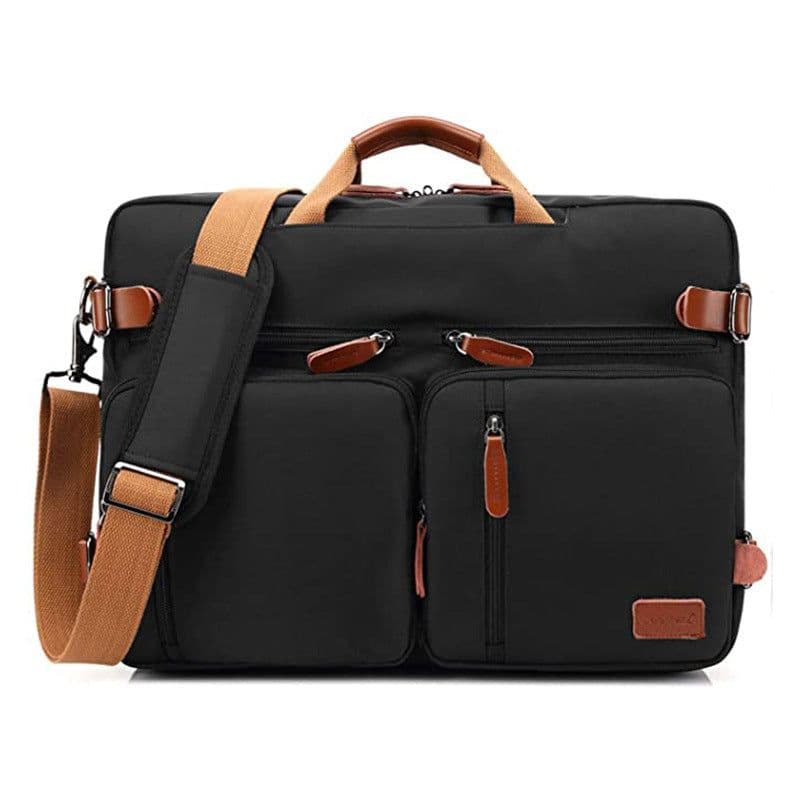 image-Coolbell Business Backpack 15.6 17.3 Inch Nylon Canvas