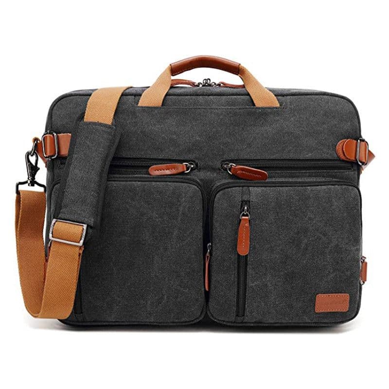 image-Coolbell Business Backpack 15.6 17.3 Inch Nylon Canvas
