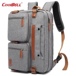 image-Coolbell Business Backpack 15.6 17.3 Inch Nylon Canvas
