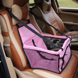 image-Pet Car Seat Cushion Dog Mesh Breathable Bag 40x30x25cm