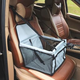 image-Pet Car Seat Cushion Dog Mesh Breathable Bag 40x30x25cm
