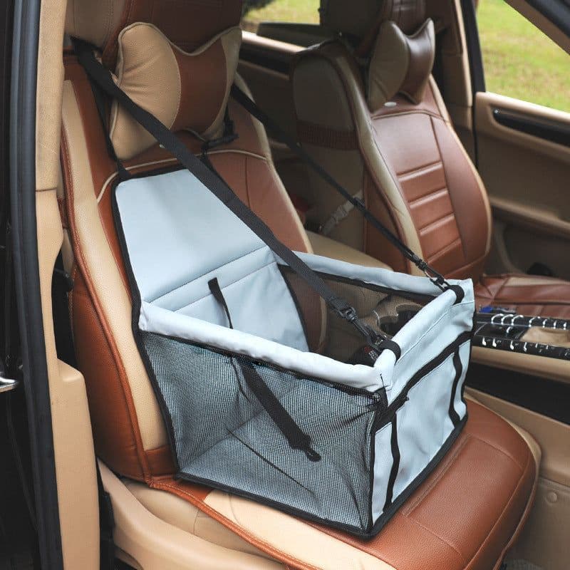 image-Pet Car Seat Cushion Dog Mesh Breathable Bag 40x30x25cm