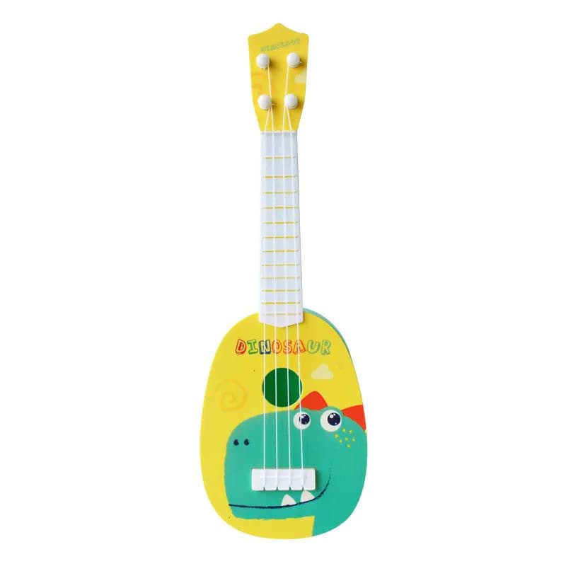 image-Children's Ukulele Mini Four-String Playable Musical Toy