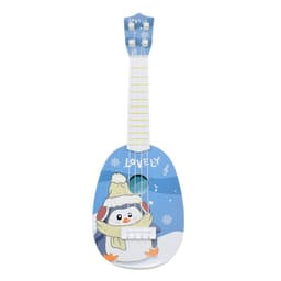 image-Children's Ukulele Mini Four-String Playable Musical Toy