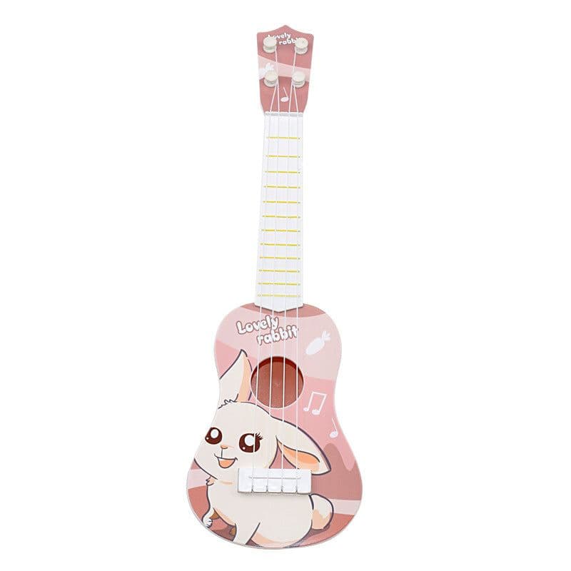 image-Children's Ukulele Mini Four-String Playable Musical Toy