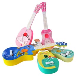 image-Children's Ukulele Mini Four-String Playable Musical Toy