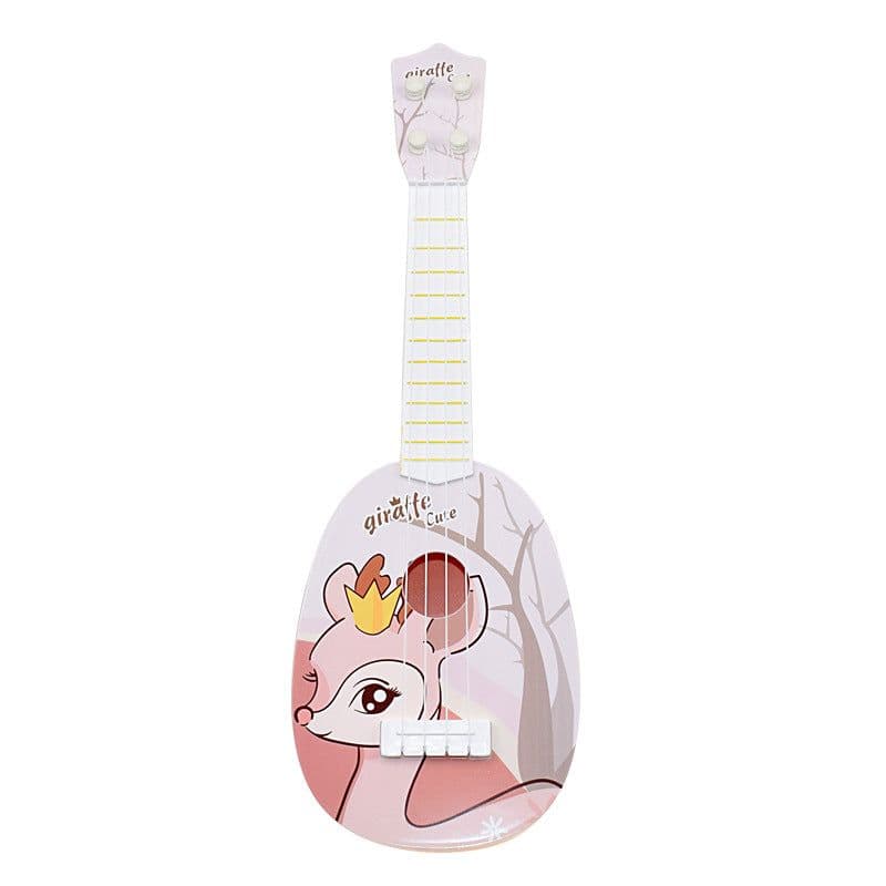 image-Children's Ukulele Mini Four-String Playable Musical Toy