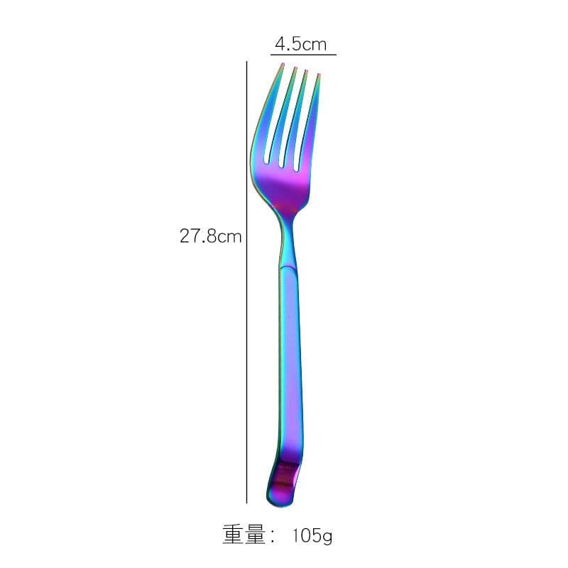 image-Stainless Steel Western Food Spoon Set 5-Piece