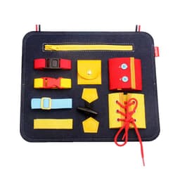 image-Busy Board Felt Dressing Learning Toy for Kids 4-6 Years