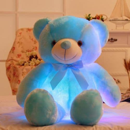 image-Luminous Music Recording Teddy Bear Plush Toy Birthday Gift